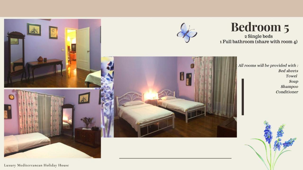 300M From Beach - Luxury Mediterranean Holiday House - Pets Welcome Bang Sare Esterno foto