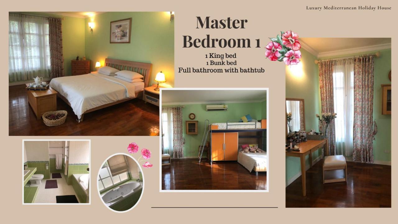 300M From Beach - Luxury Mediterranean Holiday House - Pets Welcome Bang Sare Esterno foto